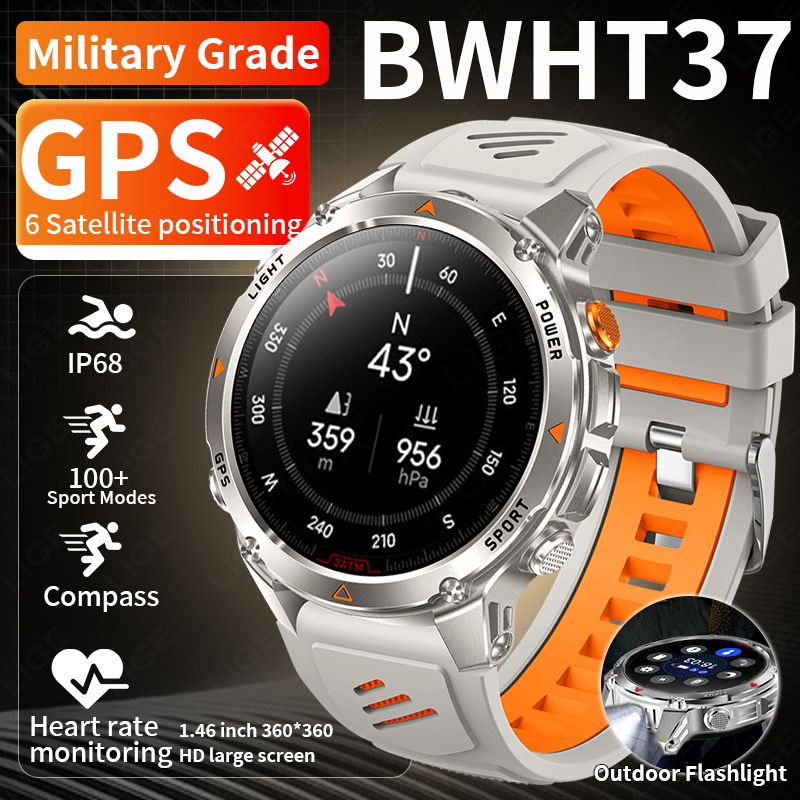 Smart Watch - LIGE прочные GPS трековые умные часы