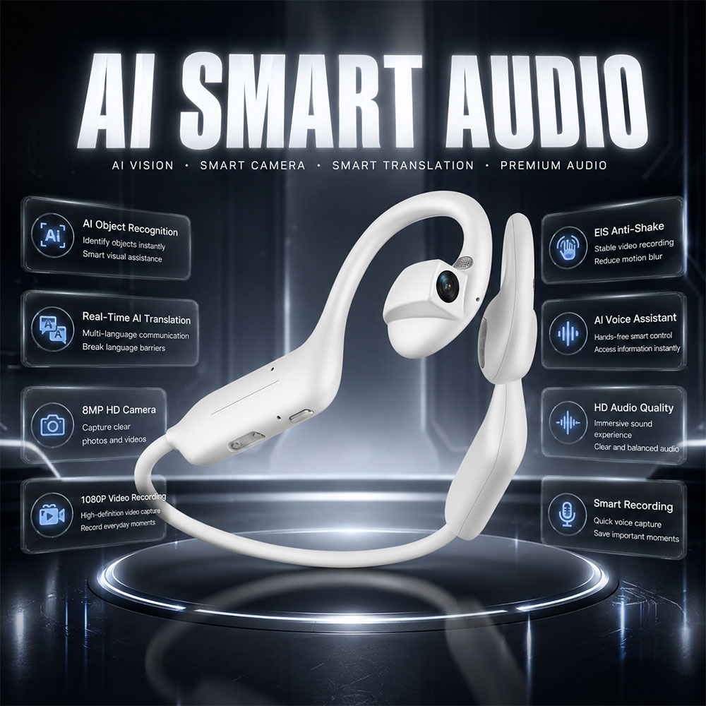 Headphones Wireless - НОВЫЕ 1080P UHD Bluetooth-наушники с камерой