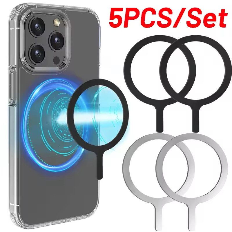 Wireless Charger - 5-1 шт. Магнитное кольцо-наклейка для беспроводной