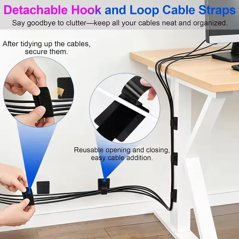 4-40 комплектов для организаци – обзор и цена Cable Organizer
