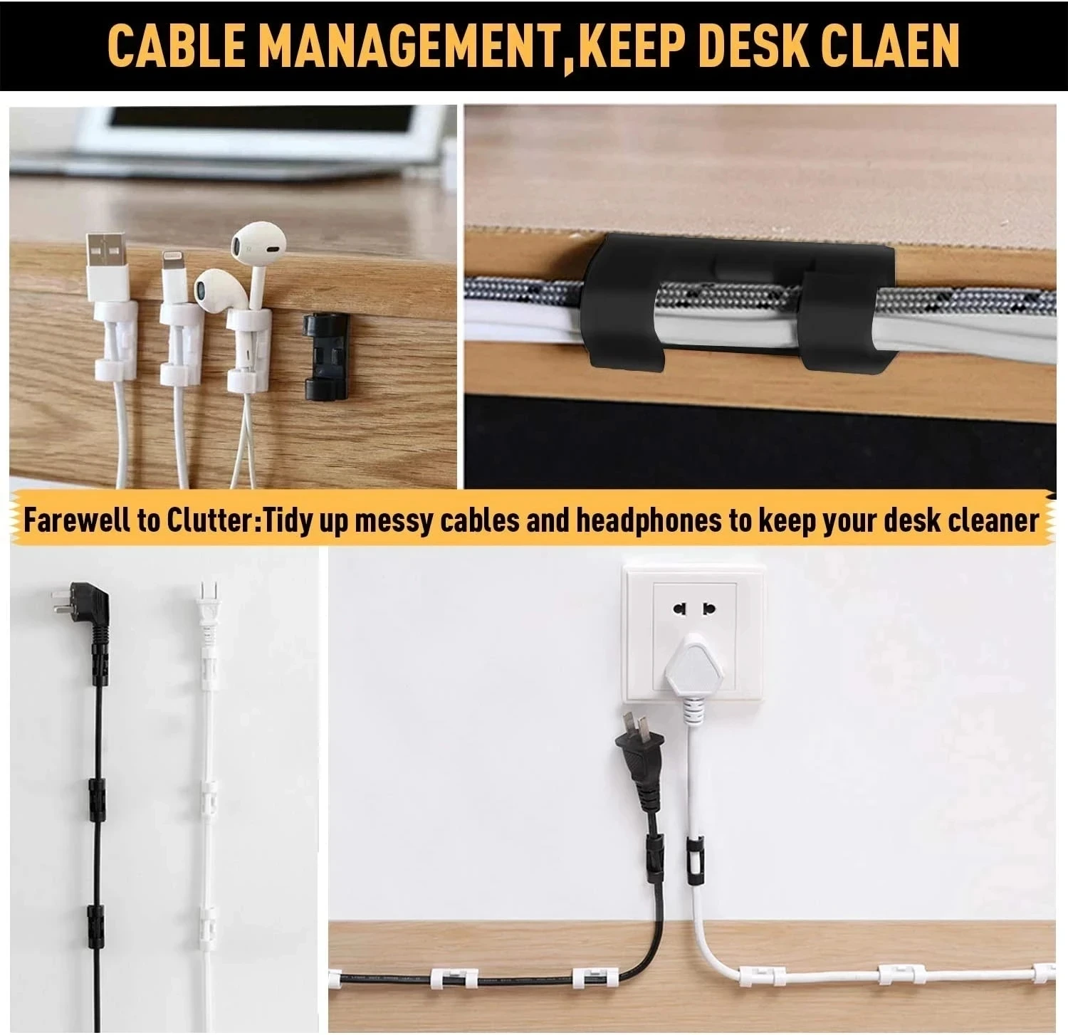 Маленькие держатели для кабеле – обзор и цена Cable Organizer