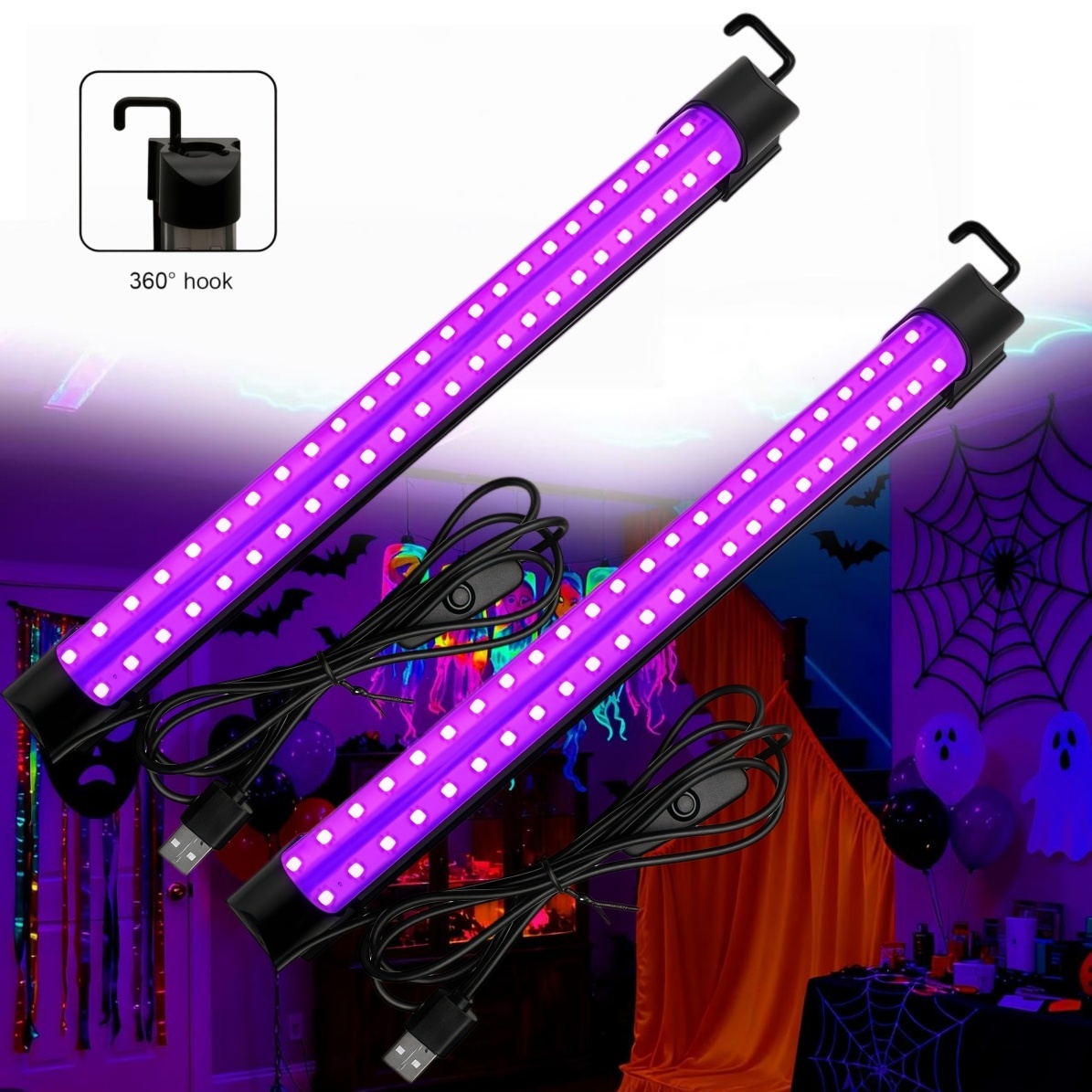 УФ-лампа Black Light Tube 5W/1 – обзор и цена Usb Hub