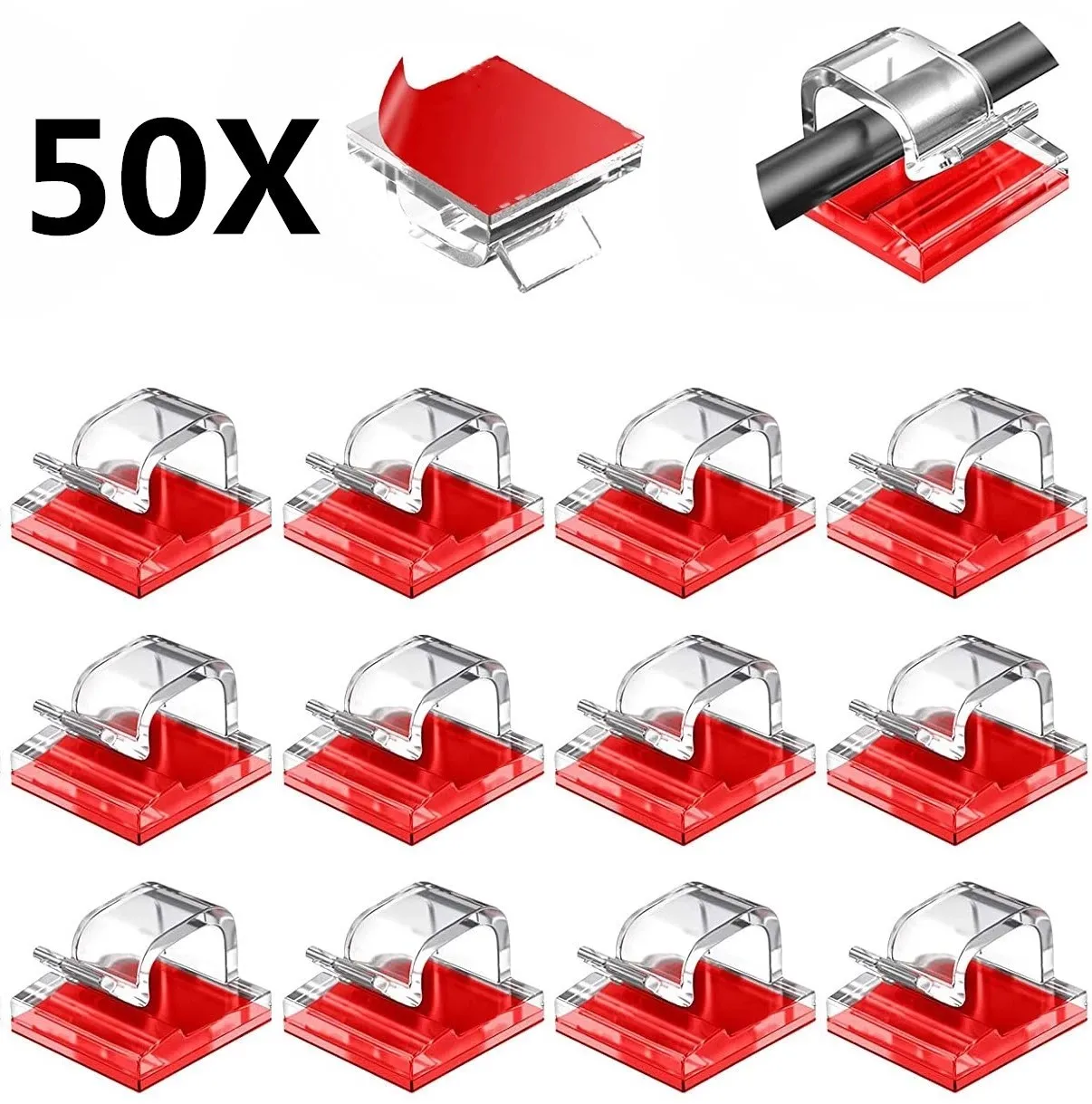 10/20/50 шт., держатель для ка – обзор и цена Cable Organizer
